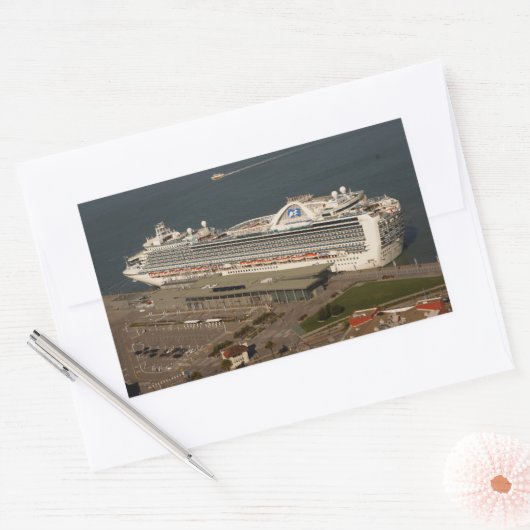 Ruby Princess Cruise, SF Stickers (Umschlag)