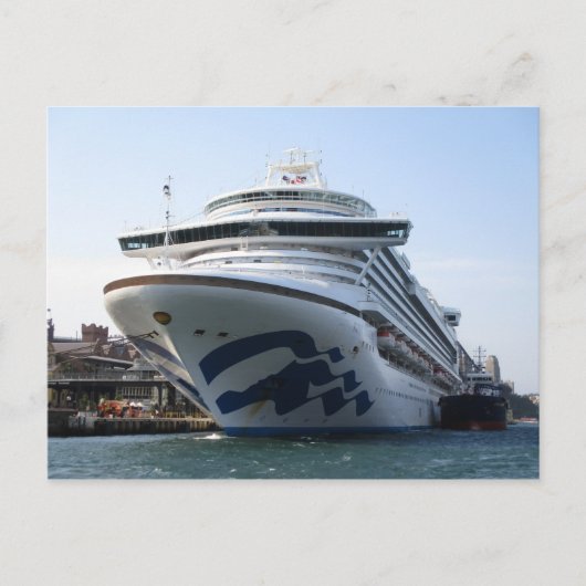 Ruby Princess Docked at Circular Quay Postcard Postkarte (Vorderseite)