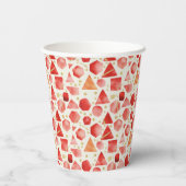 Ruby Prism Mosaic Pappbecher (Rückseite)