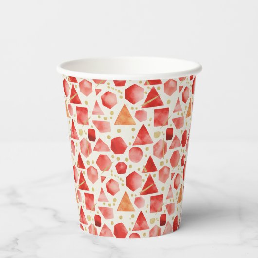 Ruby Prism Mosaic Pappbecher (Rückseite)