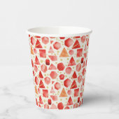 Ruby Prism Mosaic Pappbecher (Links)