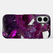 Ruby Radiance Abstrakt Magenta Hot Pink Crystal Case-Mate iPhone Hülle (Rückseite (Horizontal))