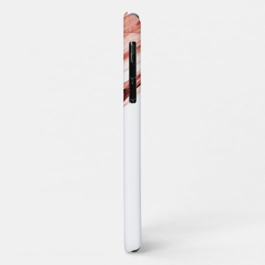 Ruby raucht rot personalisiert Case-Mate iPhone hülle (Hinten/Links)