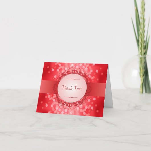 Ruby Red 40th Anniversary Danke (Vorderseite)