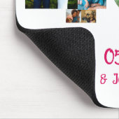 Ruby Red 40th Wedding Anniversary 11 Foto Collage Mousepad (Ecke)