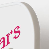 Ruby Red 40th Wedding Anniversary 11 Foto Collage Pickleball Schläger (Linke Seite)