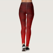 Ruby Red aus Black Slide Holiday Design Leggings (Rückseite)