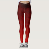 Ruby Red aus Black Slide Holiday Design Leggings (Vorderseite)