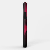 Ruby Red Black Petal Case-Mate iPhone Hülle (Hinten/Rechts)