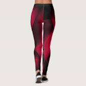 Ruby Red Black Petal Leggings (Rückseite)
