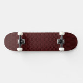 Ruby Red Carbon Fibre Style Druckdekor Skateboard (Horizontal)