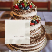 Ruby Red Cream Personalisiert geprägte Hochzeit