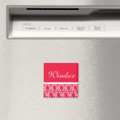 Ruby Red Custom Wedding Magnete Magnet (In Situ (Geschirrspüler))
