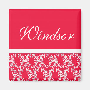Ruby Red Custom Wedding Magnete Magnet