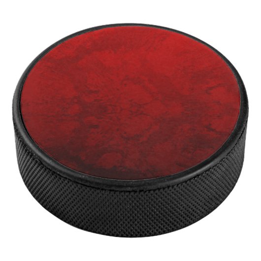 Ruby Red Design Eishockey Puck (3/4)