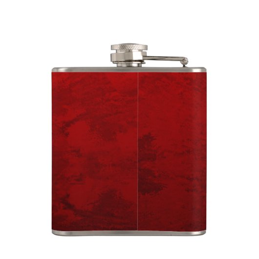 Ruby Red Design Flachmann (Rückseite)