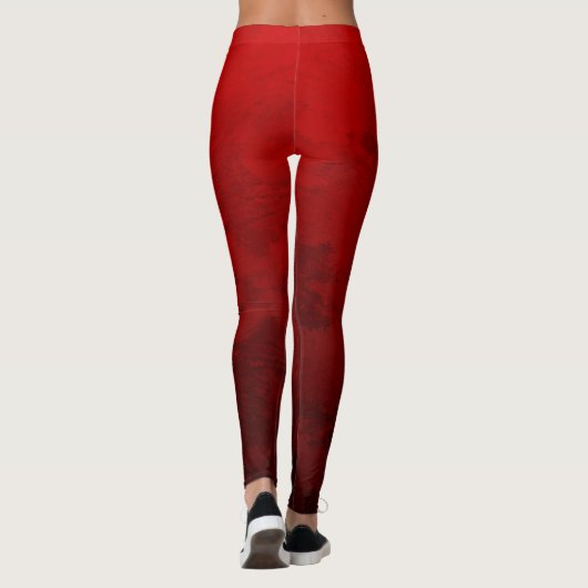Ruby Red Design Leggings (Rückseite)