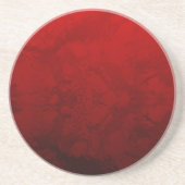 Ruby Red Design Sandstein Untersetzer (Vorne)