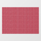 Ruby Red Fensteraufkleber (Blatt)