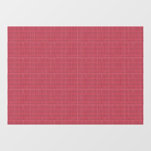 Ruby Red Fensteraufkleber (Blatt)