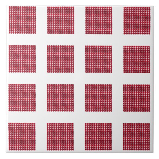 Ruby Red Fliese (Vorderseite)