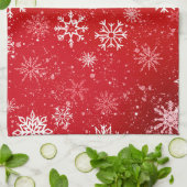 Ruby Red Geschirrtuch (Gefaltet)