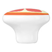 Ruby Red Grapefruit Juicy Sweet Citrus Fruit Slice Keramikknauf (Seitenansicht)