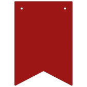 Ruby Red Heart Gems Wimpelkette (Zweite Fahne)