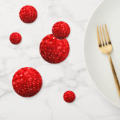 Ruby-Red-Imitate Glitzer drucken Konfetti (Gruppe)