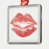 RUBY RED LIPS SILBERNES ORNAMENT (Links)