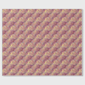 Ruby Red Liquid Pattern Geschenkpapier (Flach)