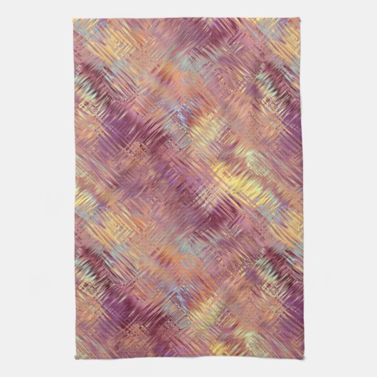 Ruby Red Liquid Pattern Geschirrtuch (Vertikal)