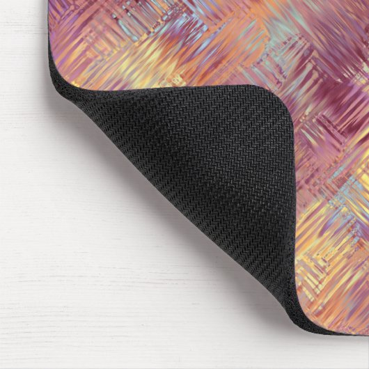 Ruby Red Liquid Pattern Mousepad (Ecke)