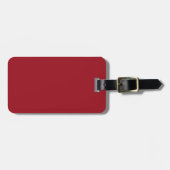 Ruby Red Luggage Tag Gepäckanhänger (Vorderseite horizontal)