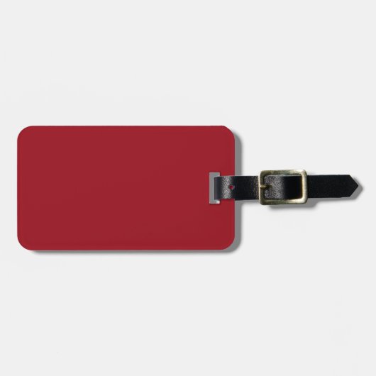 Ruby Red Luggage Tag Gepäckanhänger (Vorderseite horizontal)
