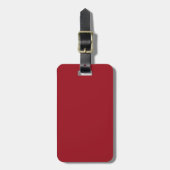 Ruby Red Luggage Tag Gepäckanhänger (Vorderseite vertikal)