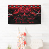 Ruby Red, Masquerade Party Banner (Insitu)