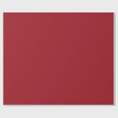 Ruby Red Matte Wrapping Paper Geschenkpapier (Flach)