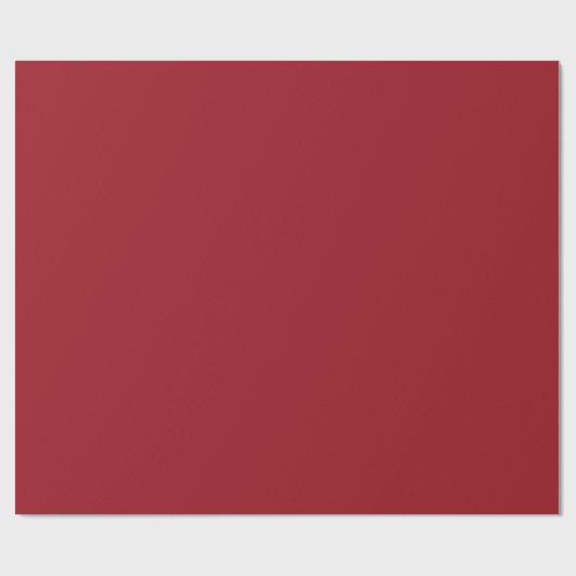 Ruby Red Matte Wrapping Paper Geschenkpapier (Flach)