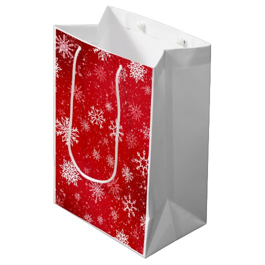 Ruby Red Mittlere Geschenktüte (Vorderseite Schrägansicht)
