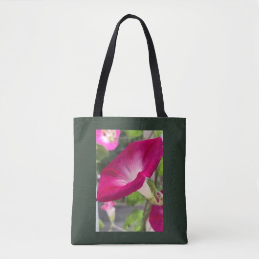 Ruby Red Morning Glory Tasche (Vorderseite)
