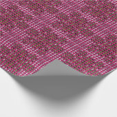 Ruby Red Motif Geschenkpapier (Ecke)