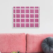 Ruby Red Motif Leinwanddruck (Insitu (Wohnzimmer))