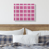 Ruby Red Motif Leinwanddruck (Insitu (Schlafzimmer))