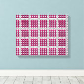 Ruby Red Motif Leinwanddruck (Insitu (Holzboden))