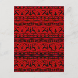 Ruby Red Reindeer Sweater Weihnachten