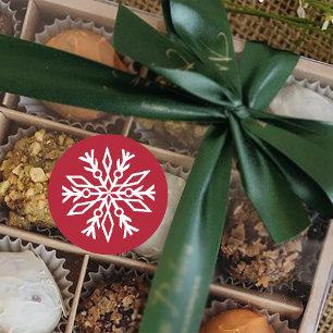 Ruby Red Runder Aufkleber