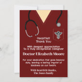 Ruby Red Scrubs Danke, dass Sie die Karte haben (Vorderseite)