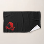 Ruby Red Siamese Fighting Fish Badhandtuch Set (Handtuch)