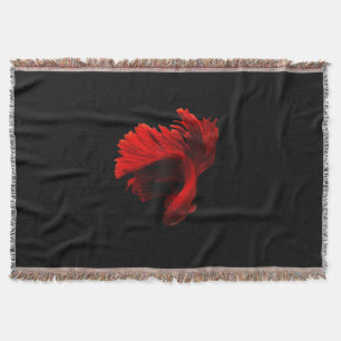 Ruby Red Siamese Fighting Fish Decke